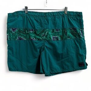 Vintage 90s Maui Trading Company Color Block Swim Trunks Shorts Mens XL